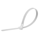 Хомут нейлоновый многоразовый STEKKER 39083 NYCT80-250 8x250 мм, белый (100 шт)