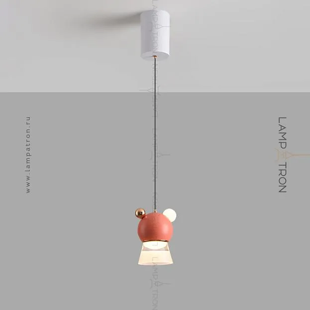 Подвесной светильник WINNI Цвет Розовый Lampatron winni-pink 6717-18353 Подвесной светильник WINNI Цвет Розовый Lampatron winni-pink 6717-18353