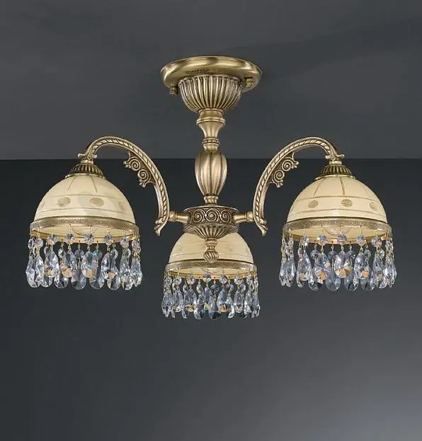 Потолочная люстра Reccagni Angelo PL 7023/3 Bronzo 7003 Потолочная люстра Reccagni Angelo PL 7023/3 Bronzo 7003