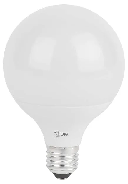 Лампочка светодиодная ЭРА LED G95-15W-4000K-E27