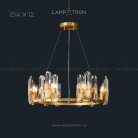Кольцевые люстры и светильники WALLACE 12 ламп Lampatron wallace-12 4430-11232
