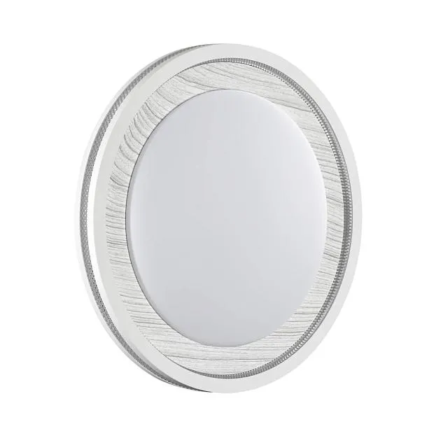 Светильник пластик/сер под дер LED 76Вт 3000/4000/6000K D480 IP43 CCT Sonex 7681/ELN MAVI WOOD