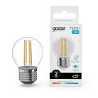 Светодиодная филаментная лампа Gauss 52222 FILAMENT ELEMENTARY