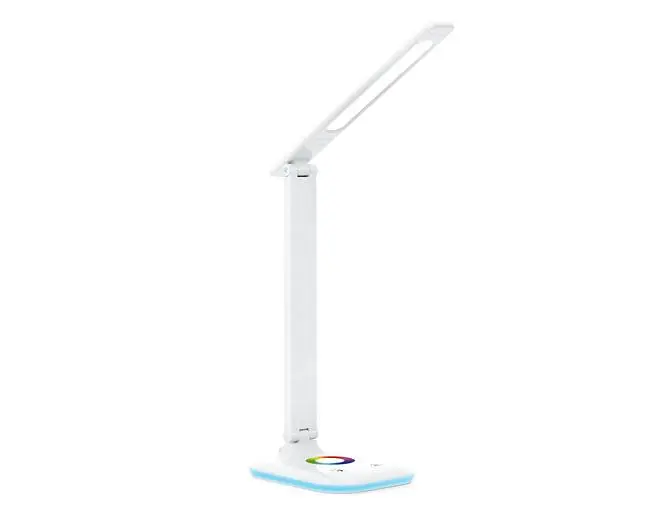 Светодиодная настольная лампа с RGB подсветкой Ambrella light DE530 Desk Светодиодная настольная лампа с RGB подсветкой Ambrella light DE530 Desk