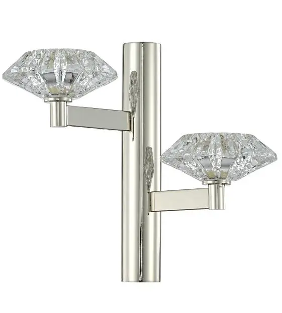 Бра Crystal Lux REBECA AP2 NICKEL 3540/402 Бра Crystal Lux REBECA AP2 NICKEL 3540/402
