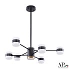 Люстра APL LED 3307.6296-6 Black Ferrara