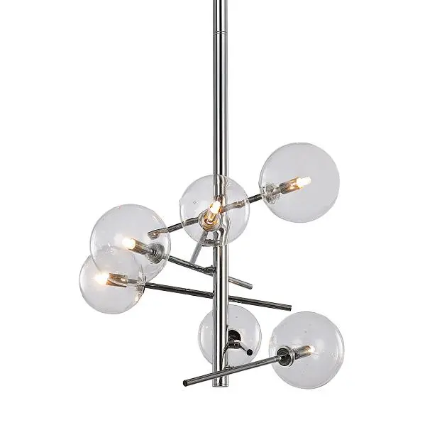 Люстра Delight Collection MX19009070-6A chrome Globe Mobile Люстра Delight Collection MX19009070-6A chrome Globe Mobile