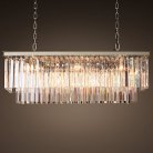 Люстра Rh 1920S Odeon Clear Glass Fringe Nickel 75652-22 ImperiumLoft