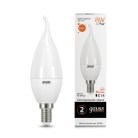 Лампа светодиодная Gauss 34118 E14 8W 3000K матовая Elementary Candle
