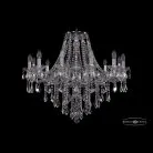 Люстра хрустальная Bohemia 1415/12/300 Ni Leafs