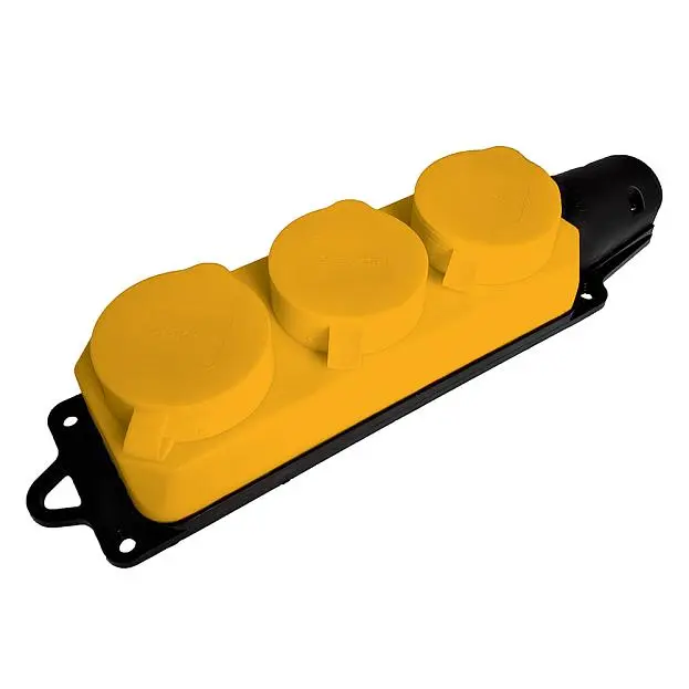Розетка переносная 3-местная c/з STEKKER 49407 RST16-23-44-6