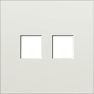 Накладка 2-я для розеток RJ45,TV,SAT, шампань, Donel DS86951 S08