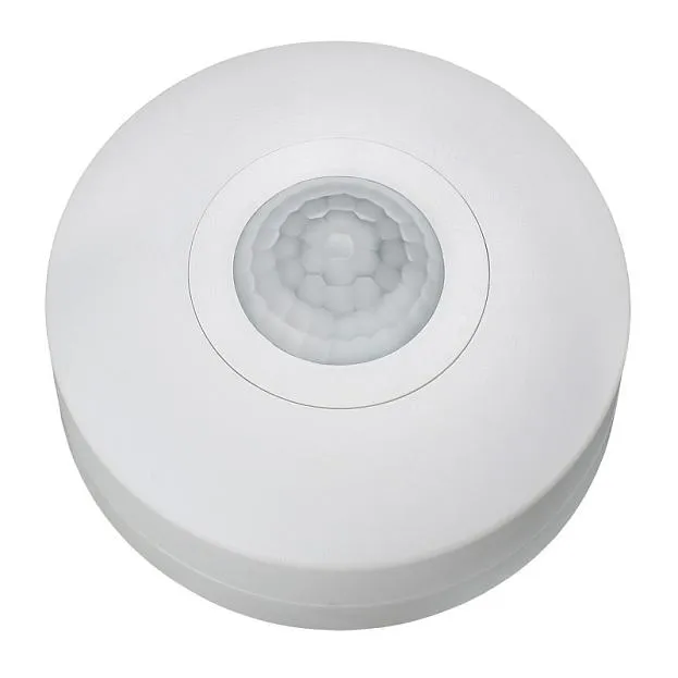Датчик движения Uniel USN-14-360R-1200W-3LUX-6M-0,6-1,5m/s-WH Датчик движения Uniel USN-14-360R-1200W-3LUX-6M-0,6-1,5m/s-WH