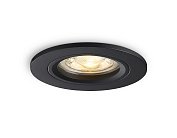 Светильник встраиваемый черный GU5.3 D85*28 Ambrella light TN102451 BK