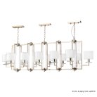 Подвесная люстра Crystal Lux NICOLAS SP12 L1600 GOLD/WHITE