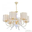 Люстра подвесная с плафонами 306067/6 Wh/Gd Arte Milano Florentia