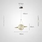 Подвесной светильник COSMIC B Размер L Lampatron 8687-24316