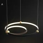Подвесной Кольцевой Светильник Planetary D30+40 101913-26 ImperiumLoft