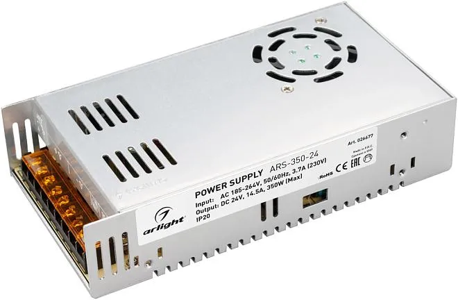 Блок питания для светодиодной ленты Arlight 026677 ARS Блок питания для светодиодной ленты Arlight 026677 ARS