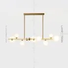 Реечный, рядный светильник MARENS Цвет Латунь Lampatron marens-brass 6127-16436