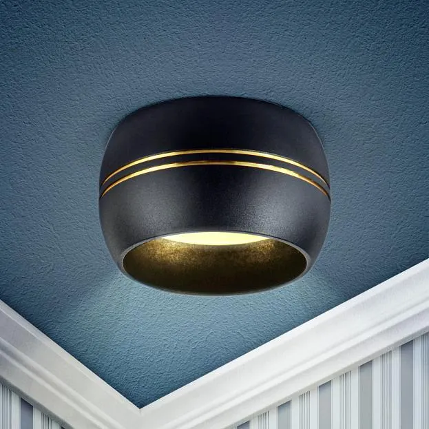 Точечный светильник ЭРА OL13 GX53 BK/GD