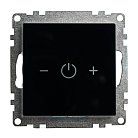 Выключатель диммирующий сенсорный (механизм) 250В, 150W, серия Катрин, черный Stekker 50277 GLS00-7206-05