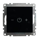 Выключатель диммирующий сенсорный (механизм) 250В, 150W, серия Катрин, черный Stekker 50277 GLS00-7206-05