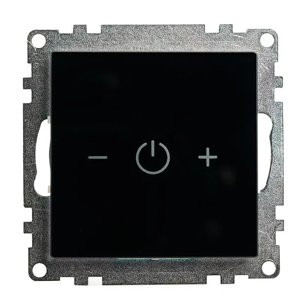 Выключатель диммирующий сенсорный (механизм) 250В, 150W, серия Катрин, черный Stekker 50277 GLS00-7206-05