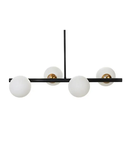 Подвесной светильник Lumina Deco LDP 7001-4 BK+MD Torica