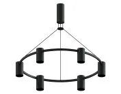 Корпус светильника Ambrella light C9022/6 SBK черный песок