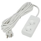 Розеточные блоки, удлинители Uniel S-CU2-5 WHITE Ultra