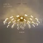 Потолочная люстра GLORIOLE CH Размер XL. 32 LED. Lampatron gloriole-ch-xl 9131-26021