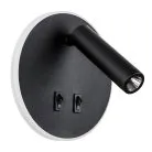 Светильник настенный LED 9W+3W 530LM+140LM G ЧЕРНЫЙ 3000K Lightstar 808657 MURO