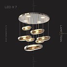 Готовая комбинация светильников MANNA 7 ламп Lampatron manna-7 6016-16001