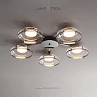 Потолочная люстра VIGERT C 5 плафонов Lampatron 8381-22938