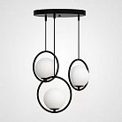 Подвесной светильник HOOP-TRIO Черный, Круг, Диск ImperiumLoft 179633-26 HOOP-TRIO01