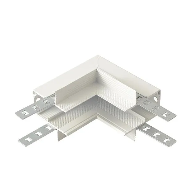 Внутренний соединитель угловой для встраиваемого магнитного шинопровода для ГКЛ12,5 мм Crystal Lux CLT 0.223 13 WH SPACE