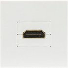 Розетка HDMI, 2мод., бел. Donel DECF29W2 45х45