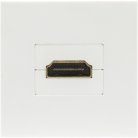 Розетка HDMI, 2мод., бел. Donel DECF29W2 45х45
