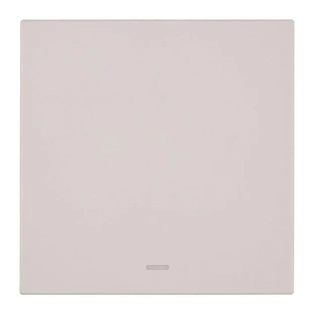 Выключатель 1-клавишный c индикатором (механизм), 250В, 10А, RSW10-3101-08, пудровый жемчуг Stekker 50475 Мия