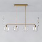 Реечный, рядный светильник CLOVE C Цвет Латунь Lampatron clove-c-brass 7782-21934