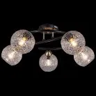 Потолочная люстра ILLUMICO IL0296-5CSQ-79 BK AB