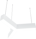 Подвесной светодиодный светильник 28.8Вт 4000K Donolux dl18516s012w29 Triada