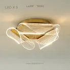 Потолочная люстра DELINA 3 лампы. Трехцветный свет Lampatron 5731-14991