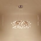 Кольцевые люстры и светильники LEAVES R Ø 98 см (108 LED). Без подсветки в чаше. Lampatron 2163-3742