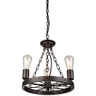 Подвесная люстра Loft Wheel Pendant 3 ImperiumLoft 75182-22 40.1186