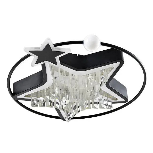 Потолочный светильник LED4U L8025-450 BK Потолочный светильник LED4U L8025-450 BK