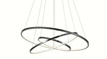 Подвесной светильник NEWPORT 15303/S black glossy