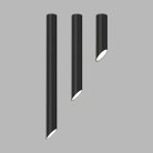 Накладной светодиодный светильник Ledron SLC78008-7W-50 Black-White