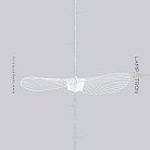 Подвесной светильник HAT WEB Размер L. Цвет белый. Lampatron 6781-18602